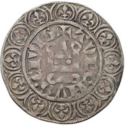 1 Turnose "Groschen Tournois" - William II, Germany, 1361-1393 reverse image