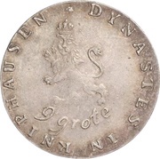 9 Grote - William Gustav Frederick, Germany, 1807 reverse image