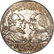 1 Thaler - Charles Ferdinand, Christian Moritz Eugen and Maximilian Frederick obverse image