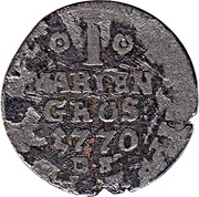 1 Mariengroschen - Simon August, Germany, 1770 reverse image