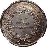 1 Gulden - Frederick William Leopold Prize Gulden, Germany, 1793 reverse image