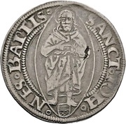 ½ Mark, Germany, 1549 reverse image