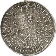 1 Thaler - George Frederick of Greiffenklau of Vollraths, Germany, 1627 reverse image