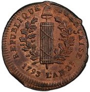 2 Sols - Frederick Charles Joseph Siege of Mainz obverse image