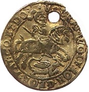 ½ Goldgulden - Volrat VI, Wolfgang III and John George II obverse image