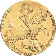1 Ducat - Francis Gundacar, Germany, 1792 reverse image
