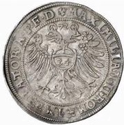 1 Thaler - Christoph II, John Albert I and Bruno II, Germany, 1572 reverse image