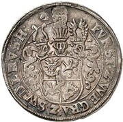 1 Thaler - John Albert II, Germany, 1622 reverse image