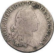 ⅙ Thaler - Adolphus Frederick IV obverse image
