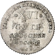 16 Gute Groschen - Adolphus Frederick IV, Germany, 1760 reverse image