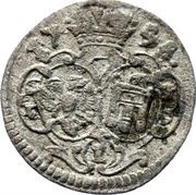 1 Kreuzer - Francis Xavier, Germany, 1758-1759 reverse image