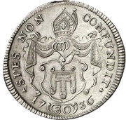 30 Kreuzers - Maximilian Joseph Ernest, Germany, 1734-1736 reverse image