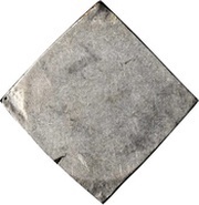 ½ Thaler Klippe; Siege coinage, Germany, 1660 reverse image