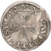 1⁄16 Thaler - John Moritz, Germany, 1671-1672 reverse image