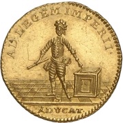 1 Ducat - Charles August, Germany, 1750 reverse image