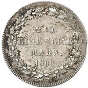 5 Kreuzer - Frederick August of Usingen, Germany, 1808 reverse image