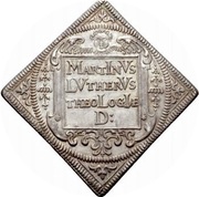 ½ Thaler Centenary of the Reformation, Germany, 1617 reverse image