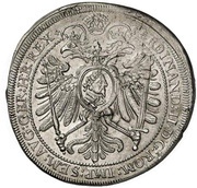 ½ Thaler reverse image