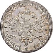 1 Thaler, Germany, 1706 reverse image