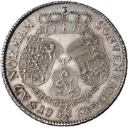 1 Thaler - Charles Theodore Konventionstaler, Germany, 1761 reverse image