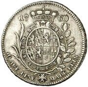 1 Thaler - Christian IV, Germany, 1760 reverse image