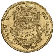 ⅛ Thaler - Leopold Ernest Joseph of Firmian Gold pattern strike obverse image