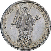 ¼ Thaler - Raimund Ferdinand of Rabatta, Germany, 1716-1717 reverse image
