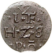 1 Scherf - John Frederick obverse image
