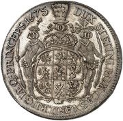 1 Thaler - Charles XI, Germany, 1675 reverse image