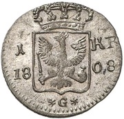 1 Kreuzer - Frederick William III, Germany, 1806-1808 reverse image