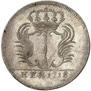 1⁄12 Thaler - Frederick William I, Germany, 1718 reverse image