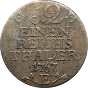 1⁄12 Thaler - Frederick II, Germany, 1764-1772 reverse image