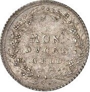 ¼ Thaler - Frederick William I Gelderland, Germany, 1719 reverse image