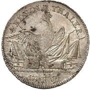 ¼ Thaler - Frederick II, Germany, 1764 reverse image