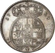 ⅔ Thaler - Frederick William I, Germany, 1720 reverse image