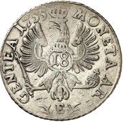 18 Gröscher - Frederick II, Germany, 1755 reverse image