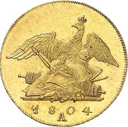 ½ Frederick d'Or - Frederick William III, Germany, 1802-1816 reverse image