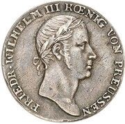 5 Thalers - Frederick William III Pattern obverse image