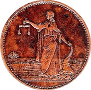 ½ Penny - Weight and Johnson Sydney; New South Wales obverse image