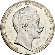 5 Mark - William II Pattern obverse image