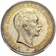 5 Mark - William II Pattern obverse image
