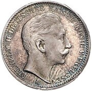 20 Mark - William II Pattern obverse image