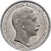 20 Mark - William II Pattern obverse image