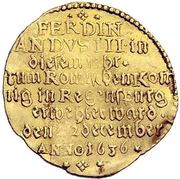 1 Ducat - Ferdinand III Coronation, Germany, 1636 reverse image