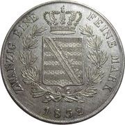 ½ Thaler - Ernest I, Germany, 1830-1835 reverse image