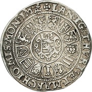 ¼ Thaler - John Casimir and John Ernest, Germany, 1598-1599 reverse image