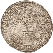 ½ Thaler - John Casimir and John Ernest, Germany, 1587-1598 reverse image