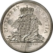 1 Thaler - Frederick III Peace, Germany, 1755 reverse image