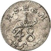 1⁄48 Thaler - Frederick I, Germany, 1788 reverse image