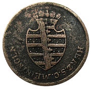 ¼ Kreuzer - Bernhard Erich Freund under administration of Luise Eleonore of Hohenlohe-Langenburg obverse image